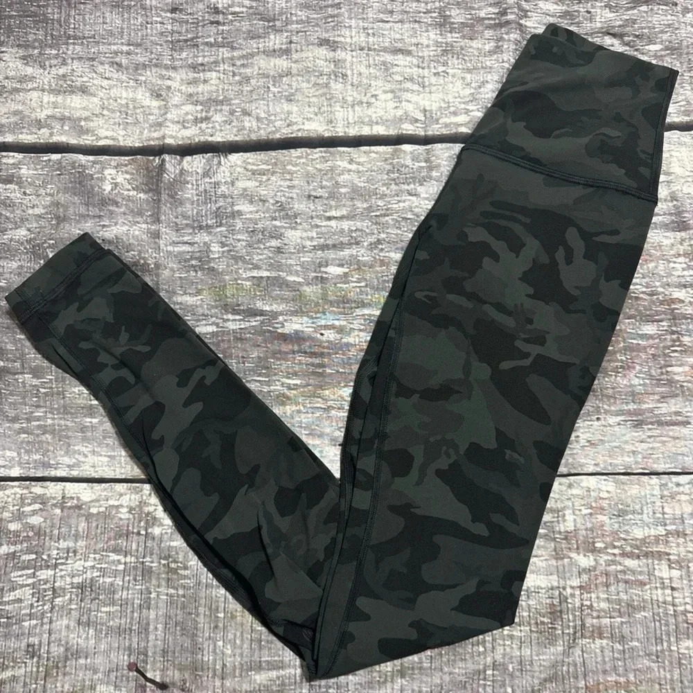 Lululemon Align Leggings Green Camo